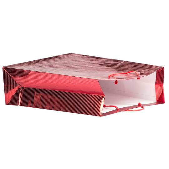 JAM Paper Extra-Large Red Foil Gift Bags, 100ct.